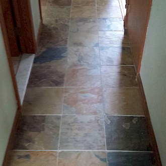 Slate Tile Floor in South Lyon